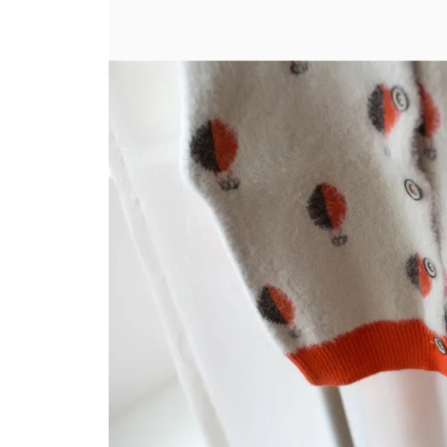 PHB 11818 latest new cardigan girls sweaters model for children