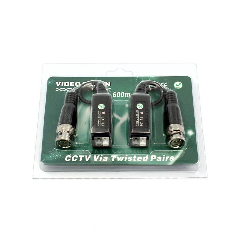 YJS-3201C Single channel passive video balun Up to 400~600m with any active UTP video receiver