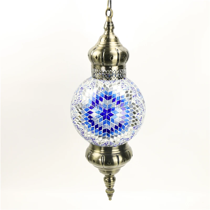 handmade Mosaic Art single Turkish Chandelier Lamps CC1X01