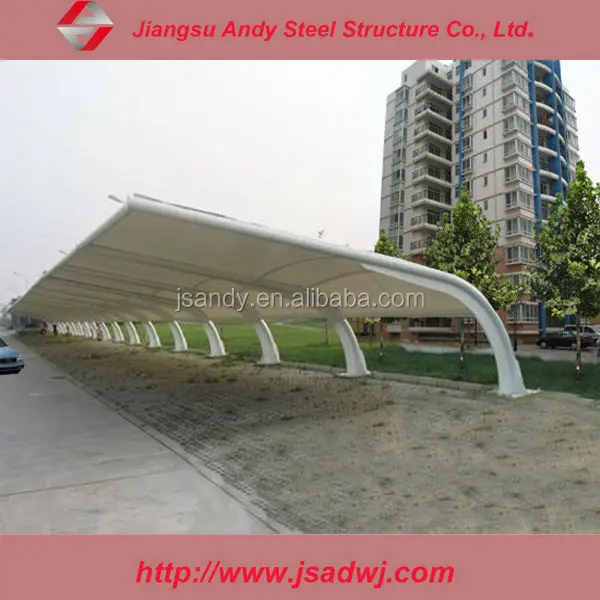 
Andy sunshade cover membrane structure for car parking 