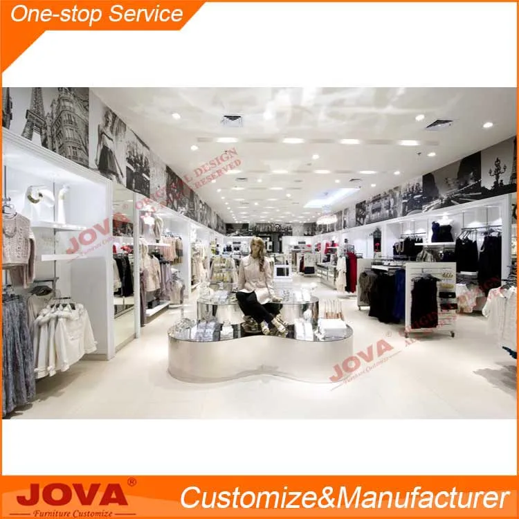 China clothes shop design for models clothing store
