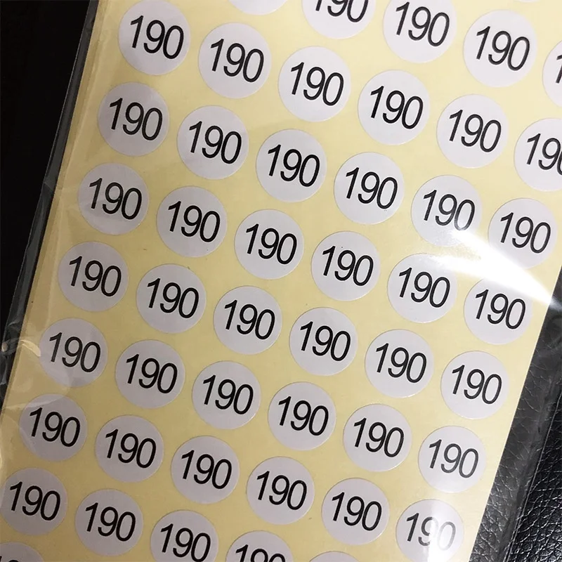 Новые наклейки с цифрами, клейкая бумага, сериализированные наклейки, Мультяшные наклейки с поцелуями, рекламные пользовательские наклейки, лист для журнала, школы, boo
