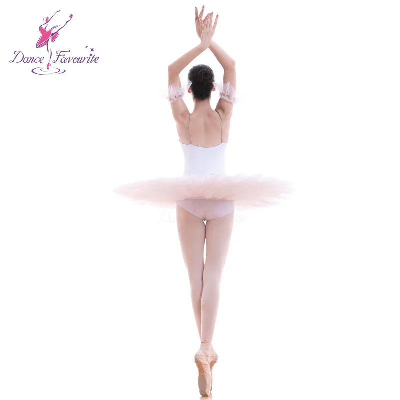 White professional classical ballet tutu costume for girls solo dance ballerina dress BLL046