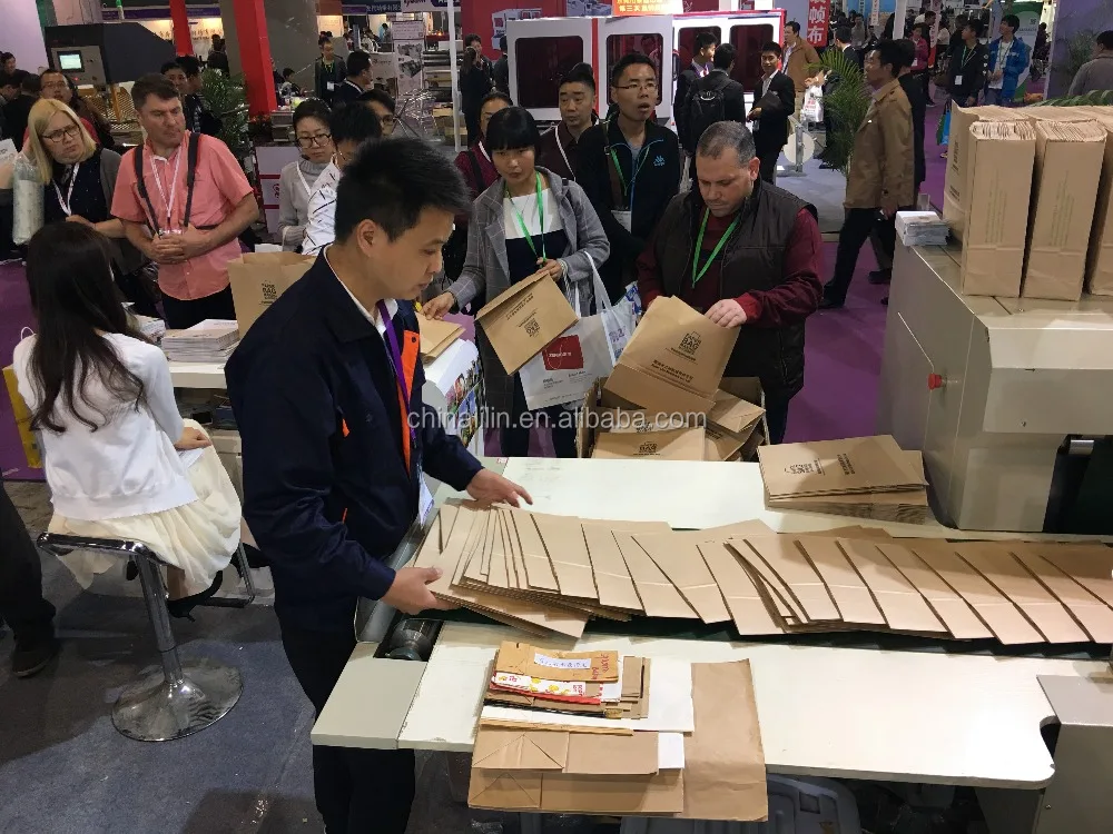 Горячие Продажи 2017 Полная автоматическая квадратное дно бумаги пакетоделательная машина