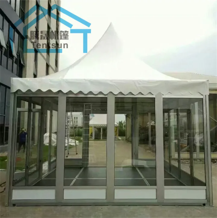 Big aluminum 4x4m 5x5m cocktail bar party event tents for sale