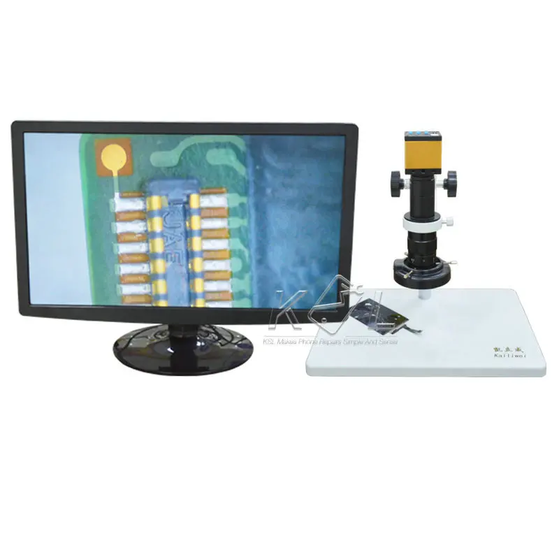 Kailiwei 14.0 MP Camera 180X Lens HDMI-compatible Electronic Digital Microscope