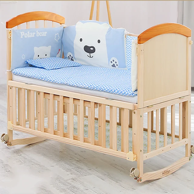 
New born pretty baby bed for 0-3 years,furniture baby cot 