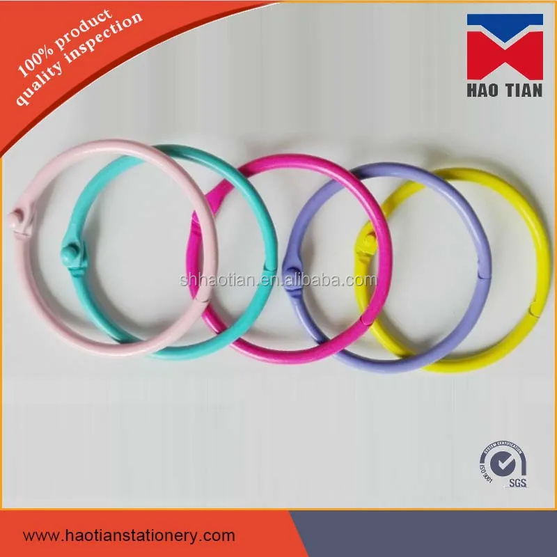 metal binding rings loose leaf binder rings small book ring 25mm