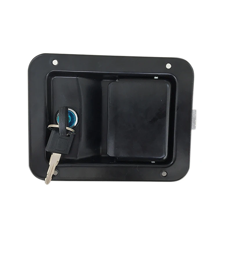 304 Stainless Steel Trailer Tool Box Door Lock Flush Recessed Paddle Lock Slam Latch For Truck