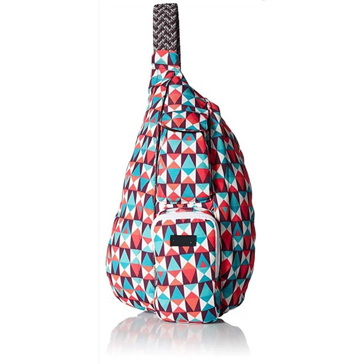 Rope Bag Crossbody Shoulder Cotton Backpack sling backpack