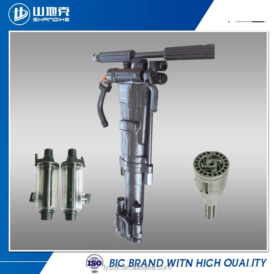 mining pneumatic Hand Held drilling tool jack hammer TY24C rock drill
