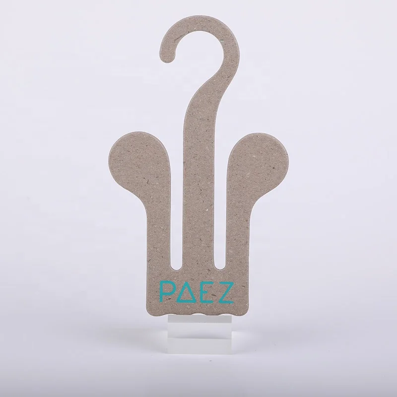 Eco friendly Environmental protection recycle cardboard paper hanger hook for slides and slippers