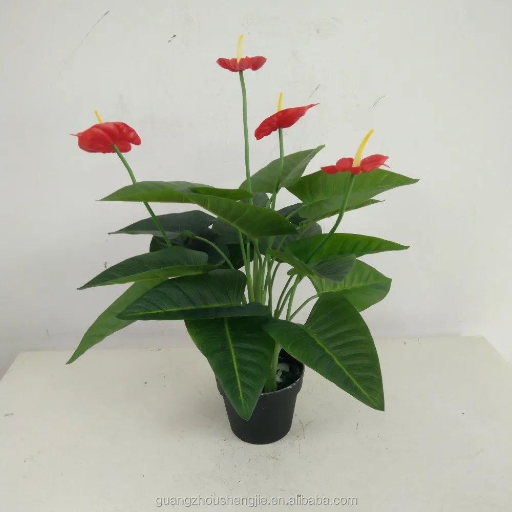 Hot sales anthurium artificial flowers anthurium plants for sale centerpiece flower