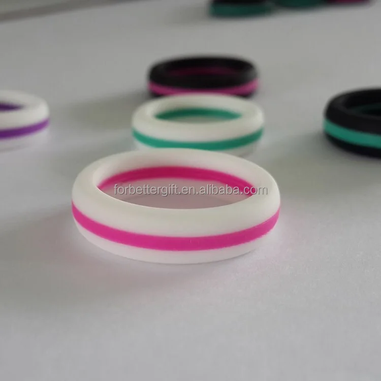 
thin blue silicone wedding rings, silicone thumb rings,vape rubber rings 