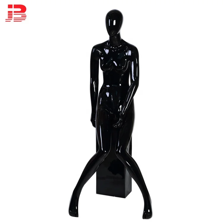High end fiberglass female posing mannequin standing dummy mannequin