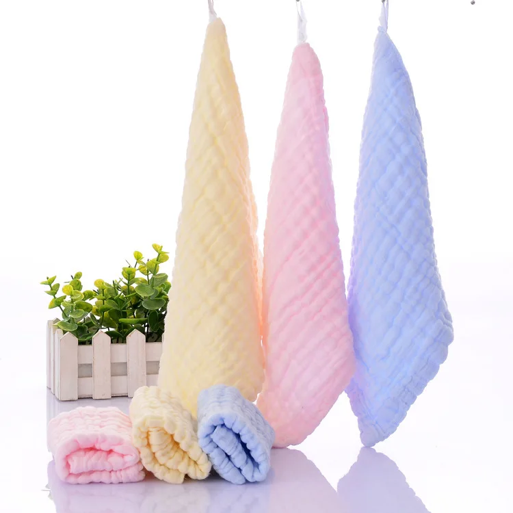 Soft Newborn Muslin Cotton Washcloths Natural Baby Wipes Face Towel for Baby Registry Gift
