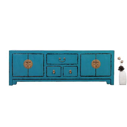 
Custom make antique 2 door tall chinese wooden cabinet 