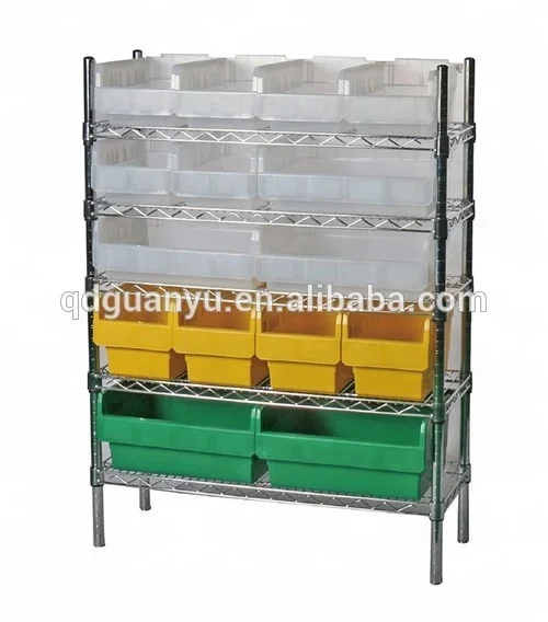 Transparent plastic storage bins plastic picking trays for wholesale