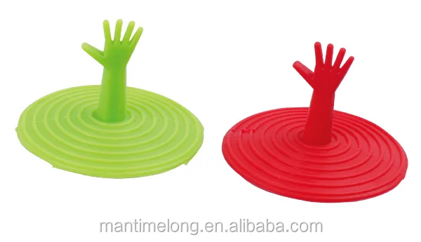 Multi Purpose Silicone Sink Plugs Help Me Hand Shape Design Bath Water Plug
