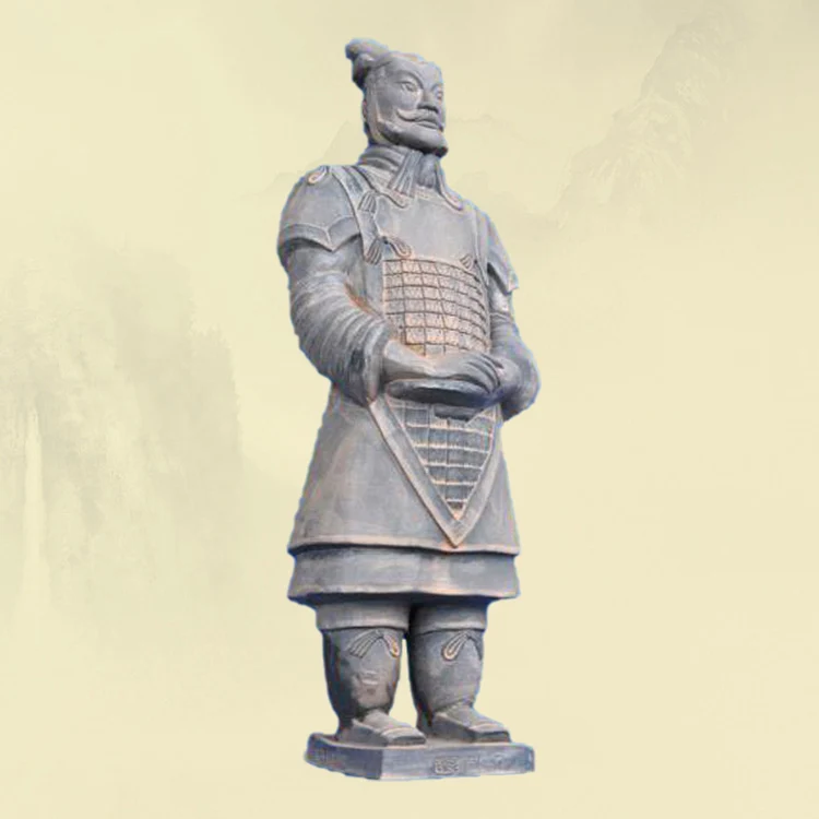 
Life size terracotta warriors statue of Qin din dynasty 