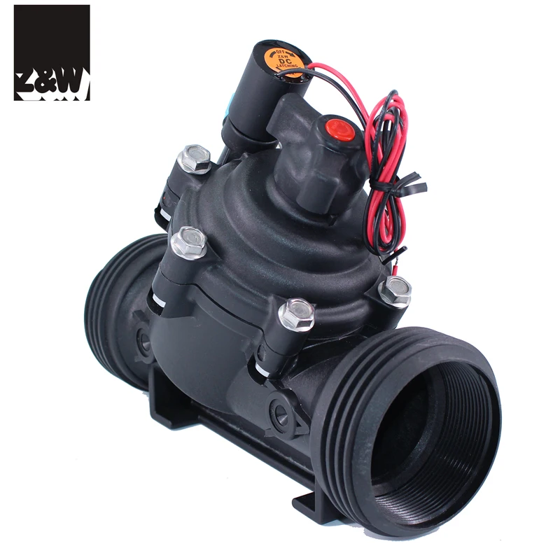 2.5inch valve for irrigation water solenoid 201BM 24VAC DC12V flow control DN65 DE75 electric valve water treatment BSPT