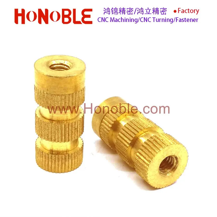 DIN16903 brass knurled threaded insert nuts