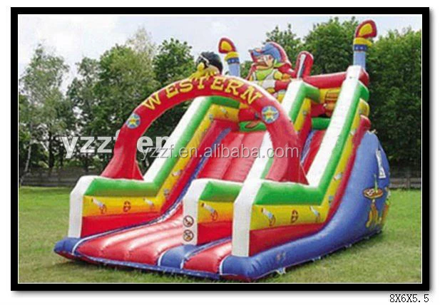 Inflatable slide