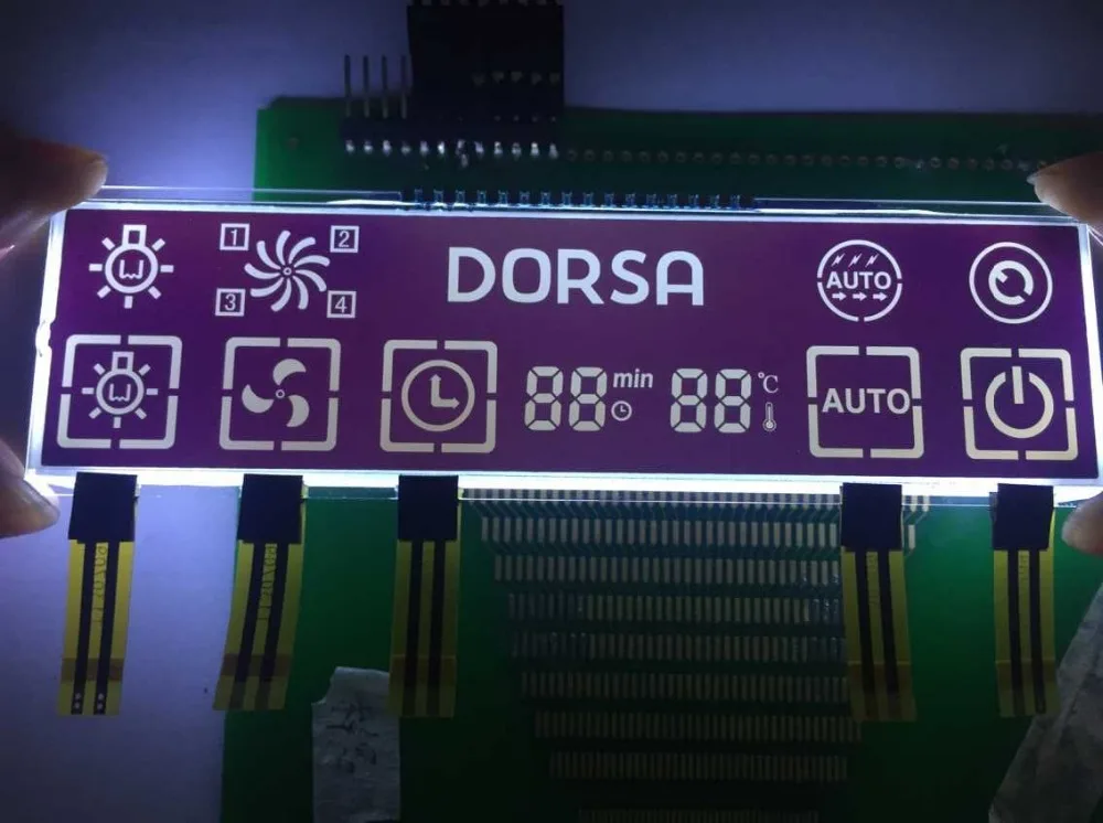 Custom negative TN LCD display FPC