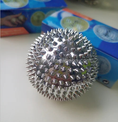 5.6cm Hand roller magnetic massage ball for palm massage Magnetic Therapy Massager Magnet Hand Acupuncture Ball Acupoint Needle