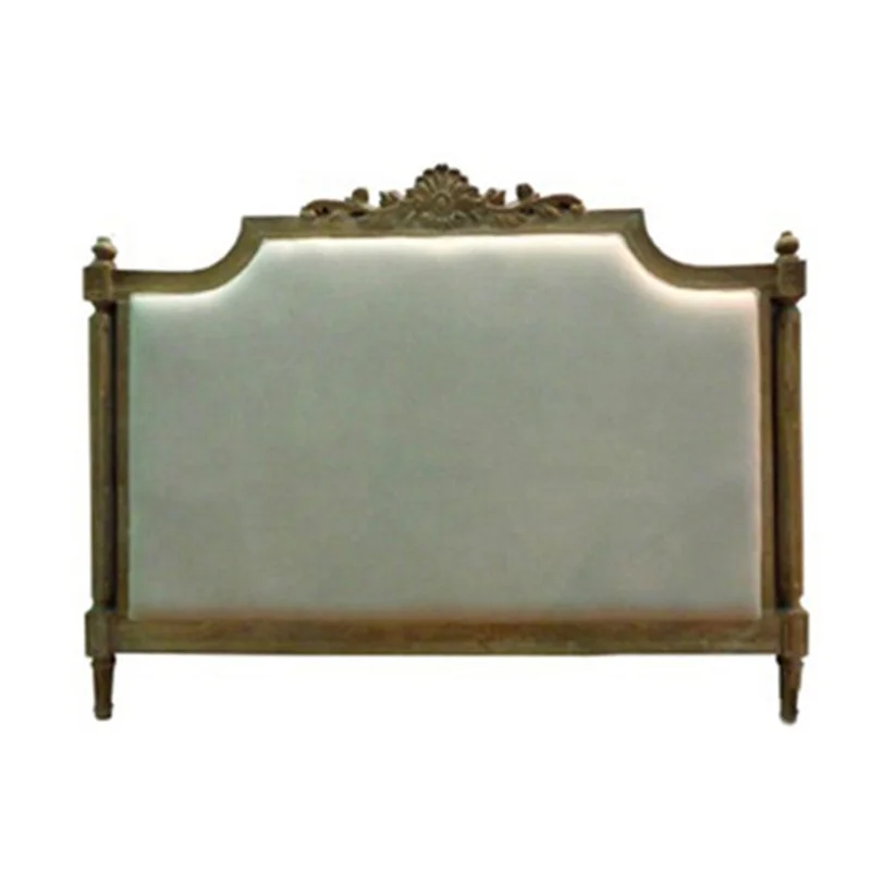 High quality bedroom king size wooden luxury bed headboard