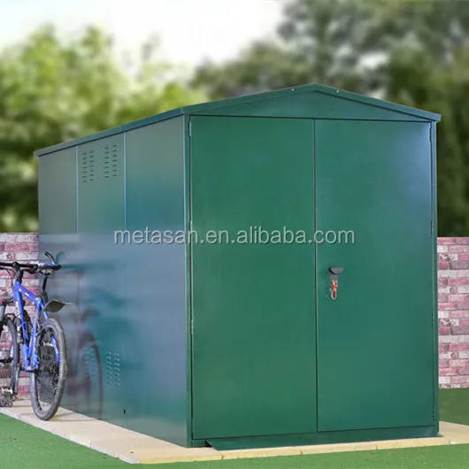 
Outdoor Garden Metal Bike Waterproof Storage Shed Box 