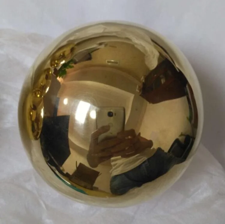 
China 50mm 60mm solid brass ball with hole 