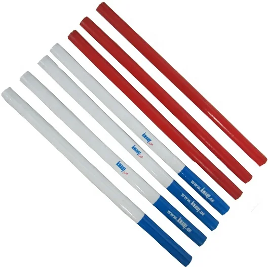 wooden carpenter pencil with logo printed/HB black lead carpenter pencil