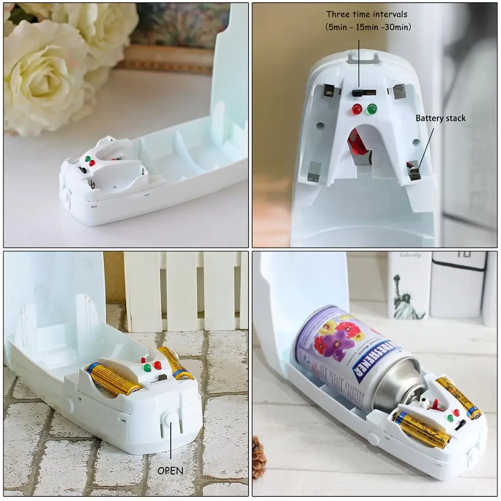 Competitive Price Wall Mounted  Aerosol Automatic Room Spray Automatic Perfume Air Freshener Dispenser Spray