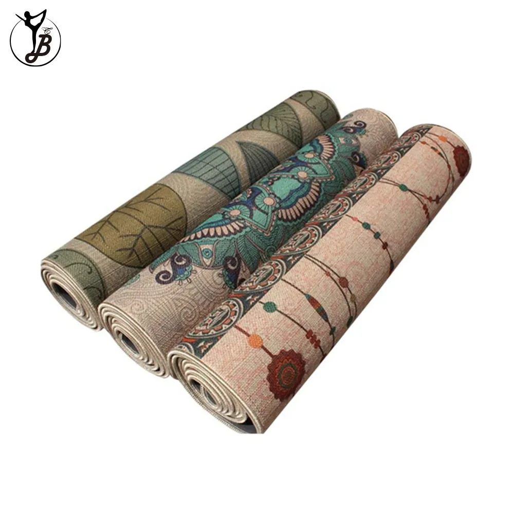 popular Eco friendly heat sublimation transfer printing recycled material yoga mat non slip