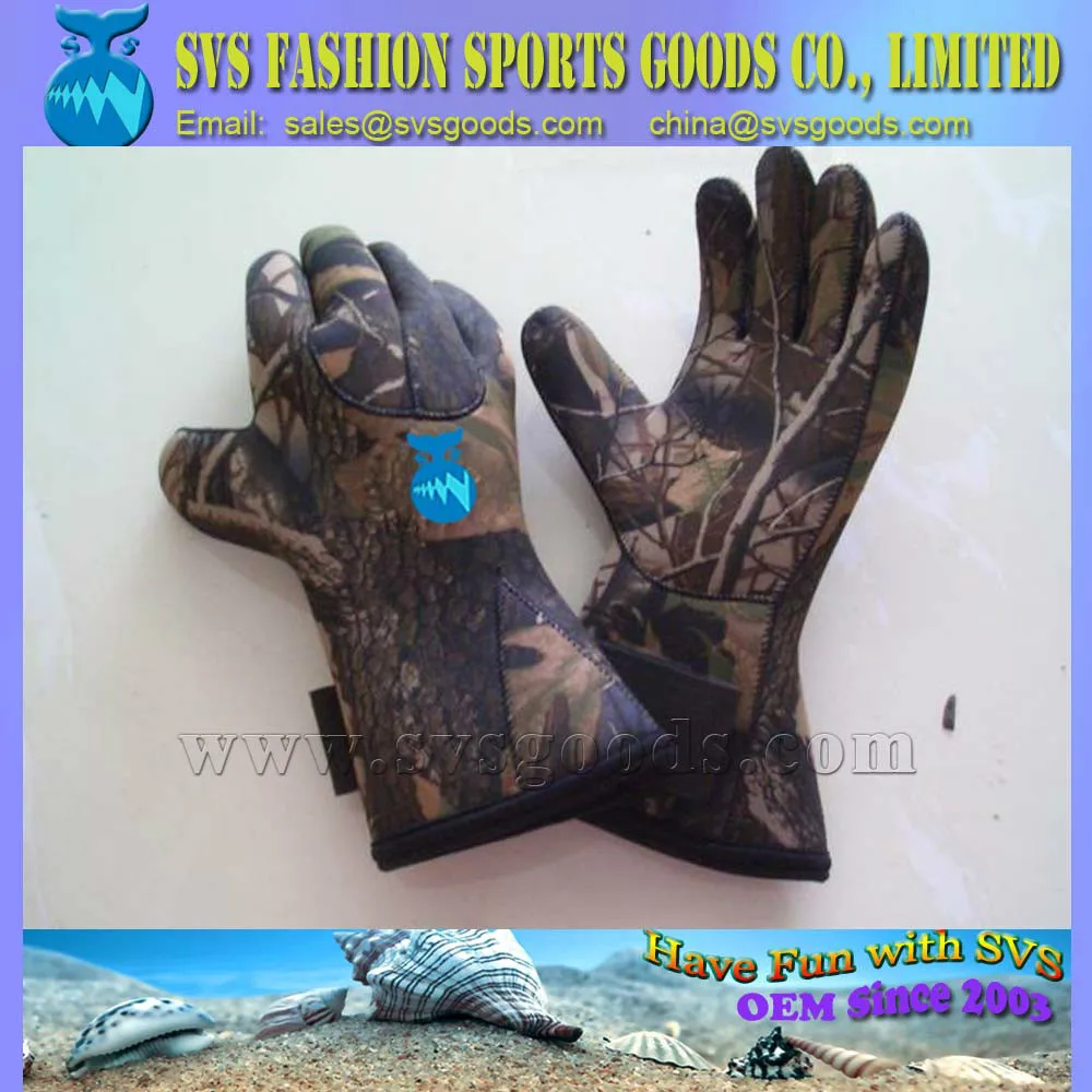 Водонепроницаемый camo неопрена охотничьи перчатки