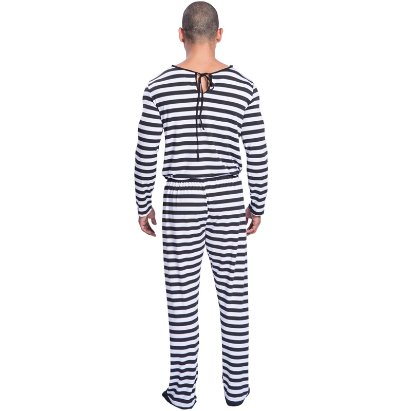 Костюм сексуального заключенного для косплея на Хэллоуин-вечеринку мужские костюмы для косплея заключенного