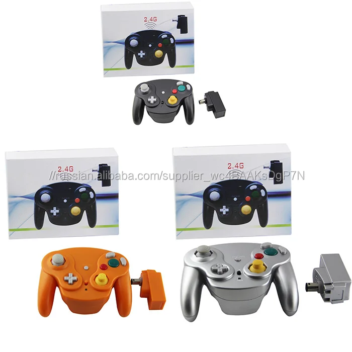 Беспроводной Wi-Fi 2.4 ГГц Геймпад контроллер Джойстик для GameCube NGC контроллер