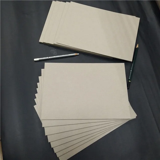 
grey board 3.0mm 4.0mm two side binding board gray board for paper boxes 