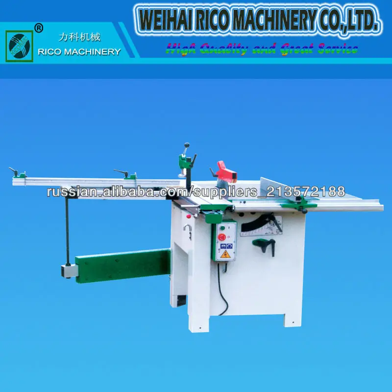 MJ233A Деревообрабатывающие раздвижной стол видел с подрезной пилы