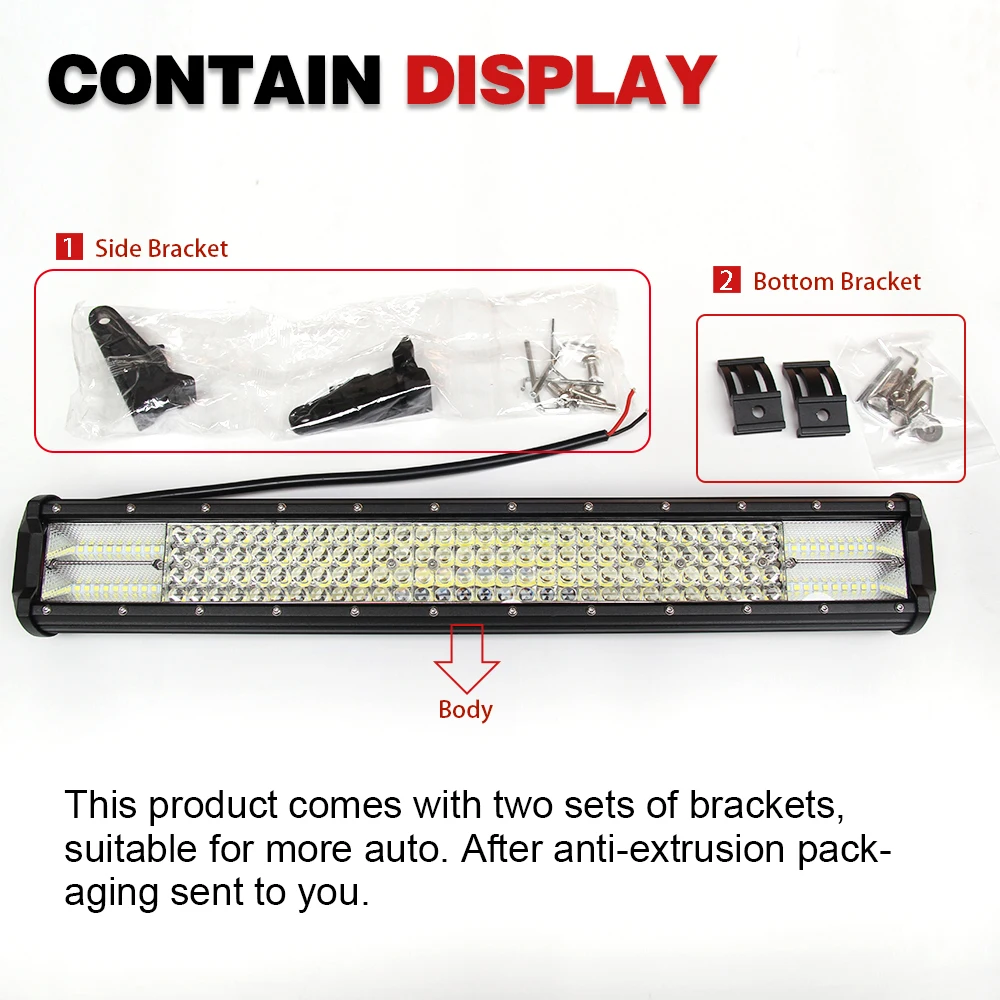 12D Reflector 50000Lumens 780w 20 Inch Led Driving Light IP68 4 Row Led Light Bar Truck For Cars