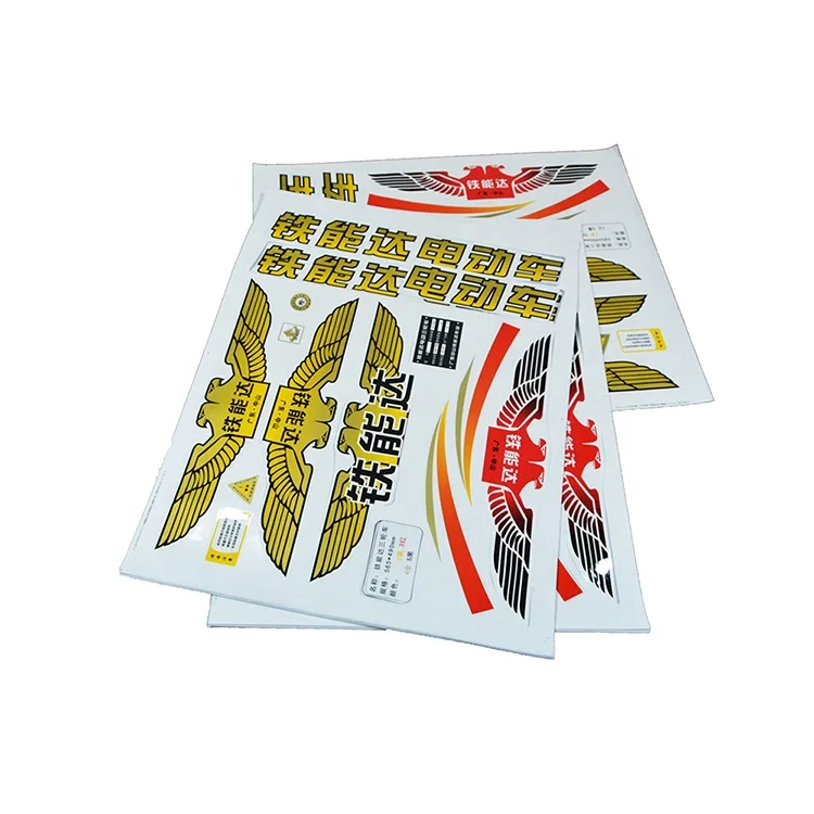 OEM design motorcycle sticker and tricycle sticker design decals