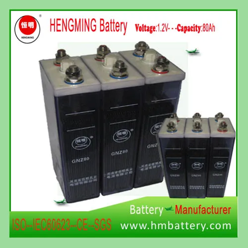 NiCD Battery 12V 75 AH for UPS system