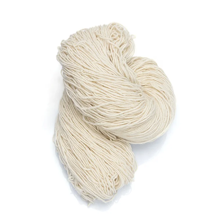 
Hot Sale Factory Hand Tufting 100% Undyed Wool Carpet Yarn 