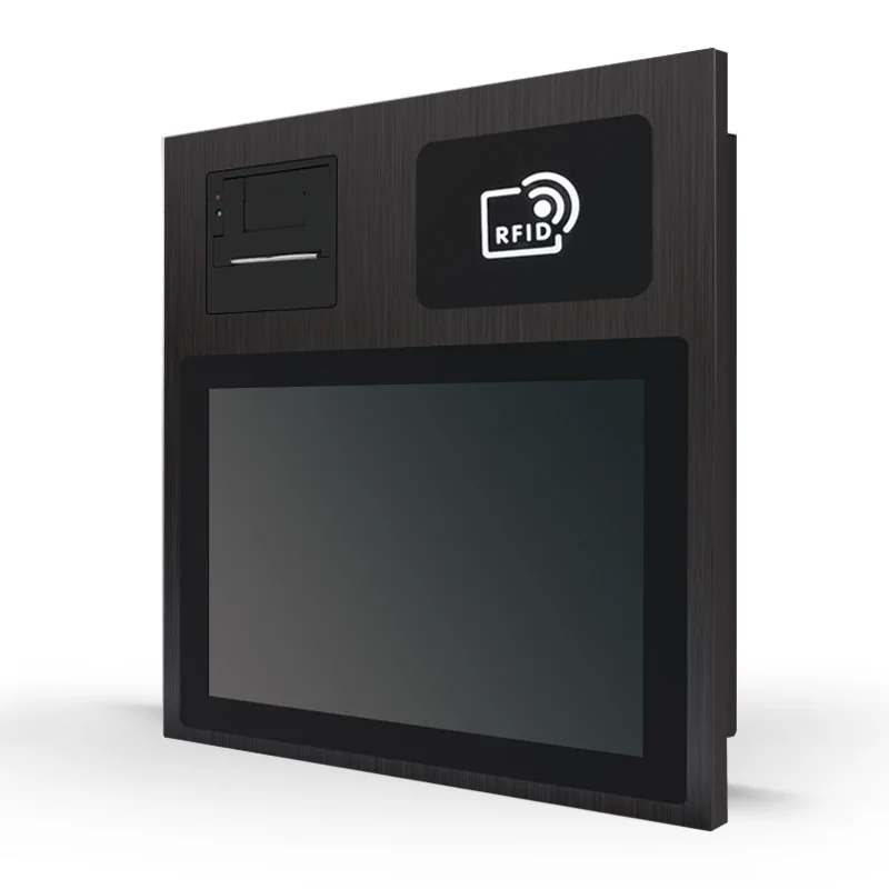 коммерческих интеллектуальных планшетный ПК с сенсорным экраном биометрических pos терминального устройства с принтера