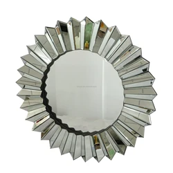 Professional supply high quality venetian sunglass wall hang frameless mirror acrylic diamond wall mirror decoration wall mirror