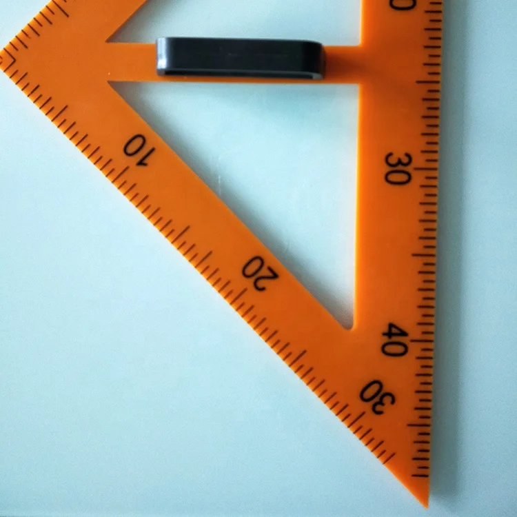Classroom teaching measuring drawing triangular scale ruler