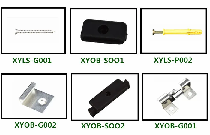 Vyokewood Wood Plastic Composite Decking Clips / Accessories for WPC Post WPC Beam WPC Joist and Keel