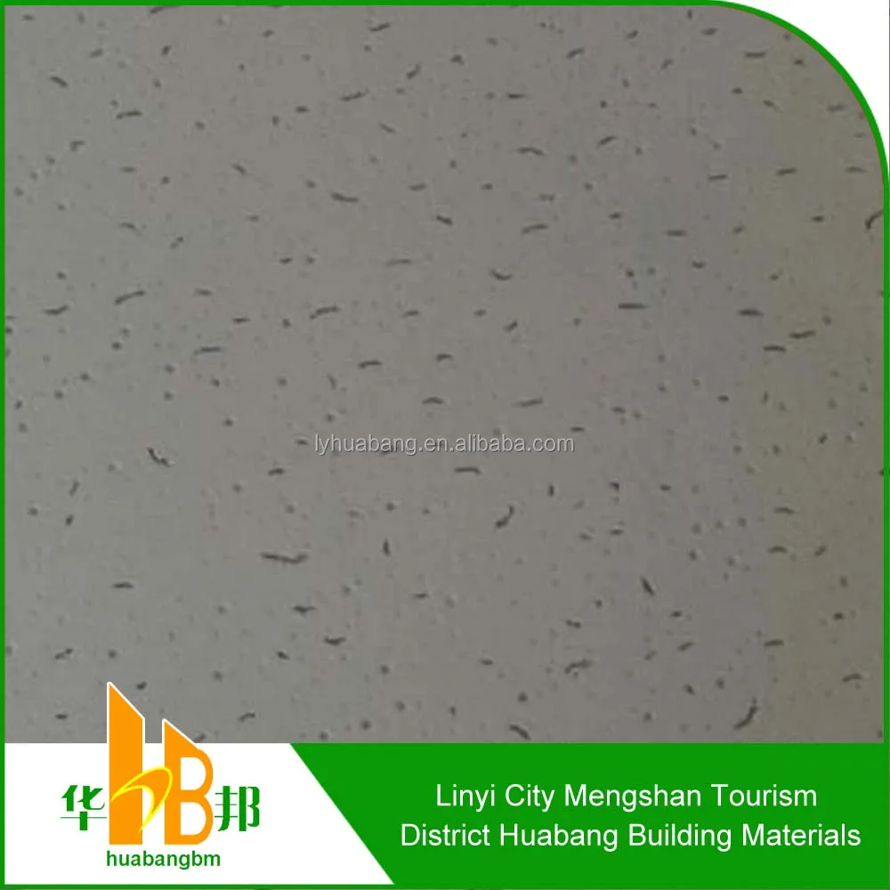 vinyl finish mineral fiber board for suspended ceilings