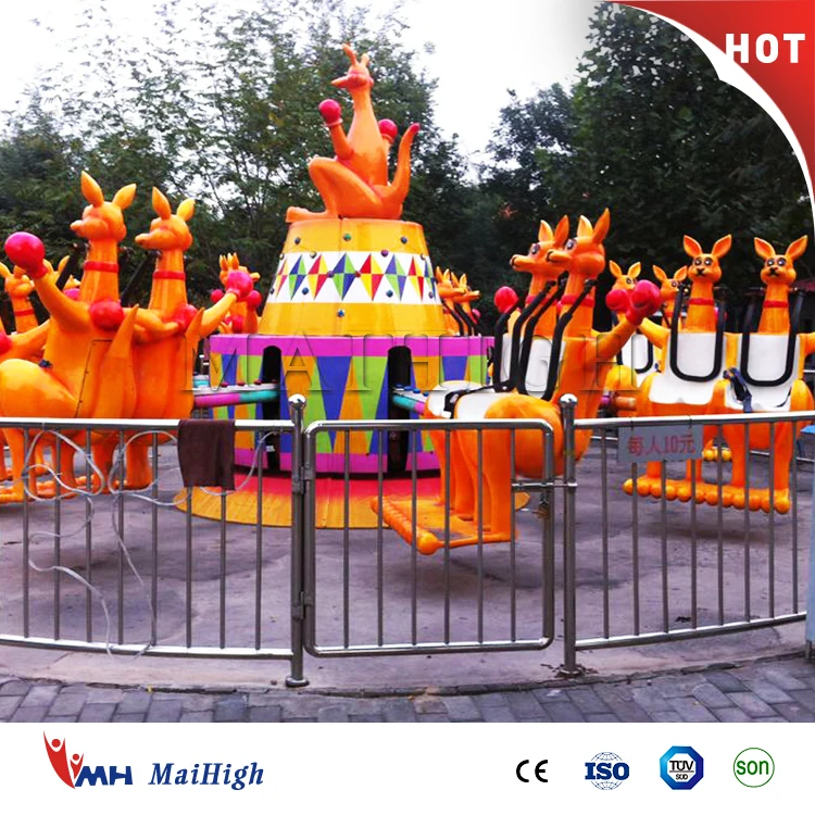 Amusement park family games attractions kids rides kangaroo jump for sale